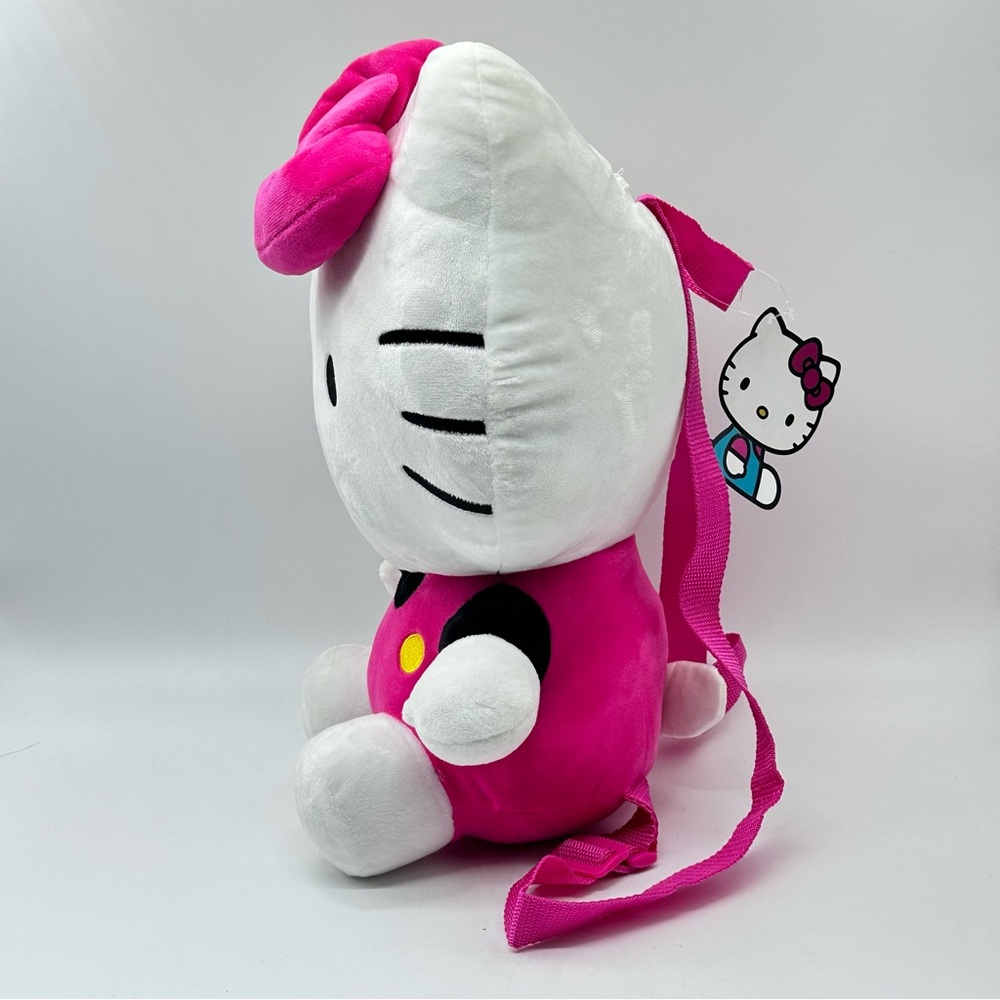 Hello Kitty 14-inch Sanrio Kid’s Women’s Plush Backpack - Picture 2 of 6